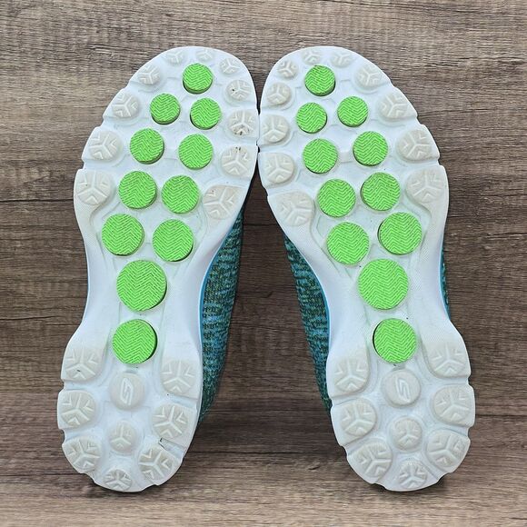 Skechers Go Walk 3 Women's Size 7.5 Teal Slip On Comfort Shoes (14057) - Picture 8 of 9